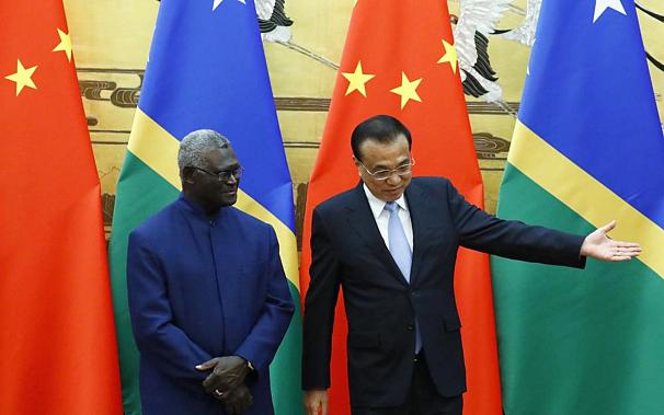 نخست‌وزیر جزایر سلیمان از پیمان امنیتی با چین دفاع کرده است