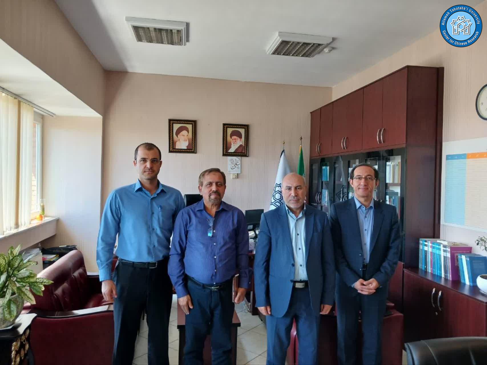 دیدار با نمایندۀ دانشگاه نرمال جنگجوی چین، دربارۀ پذیرش دانشجویان مشترک دکتری و پسادکتری